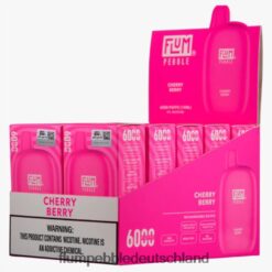 FLUM PEBBLE Deutschland | FLUM PEBBLES 6000 Züge 10 Packungen Kirschbeere H4J80V21