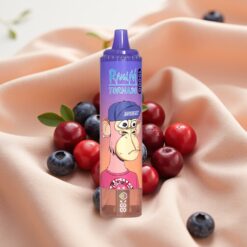 Fumot RandM Tornado 15000 Puffs 25ml 850mAh 0.9 Ohm Mesh Typ-C LCD Heidelbeere Kirsche Cranberry