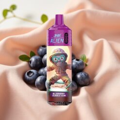 JNR Alien 10000 Puffs 850mAh 20ml Typ-C RGB Blueberry Bubble Gum