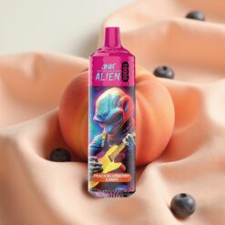 JNR Alien 10000 Puffs 850mAh 20ml Typ-C RGB Peach Blueberry Candy
