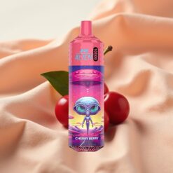 JNR Alien 10000 Puffs Disposable Vape Cherry Berry 850mAh 20ml RGB LED Type-C