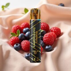 JNR Black&Golden 800 Puffs 550mAh 2ml TPD 2% Blueberry Sour Raspberry