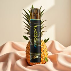 JNR Black&Golden 800 Puffs 550mAh 2ml TPD 2% Pineapple Ice Einweg-Vape