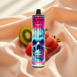 JNR Calavera 11000 Puffs Disposable Vape Typ-C 850mAh 21ml 1.0ohm Mesh 0-5% Nikotin Erdbeer-Kiwi