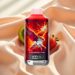JNR Falcon X 18000 Puffs 750mAh 24ml Dual Mesh Coil Digital Display Type-C 0%2%5% Strawberry Kiwi