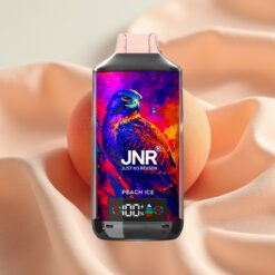 JNR Falcon X 18000 Puffs 750mAh 24ml Dual Mesh Coil Display Typ-C Peach Ice