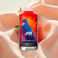 JNR Falcon X 18000 Puffs Dual Mesh Coil Digital Display Typ-C Schnellladung Staawberry Ice