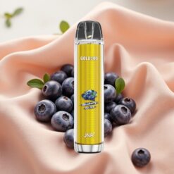 JNR Gold380 6000 Puffs 1500mAh 1.0ohm Mesh 13ml 0/2/5% Blueberry On Ice