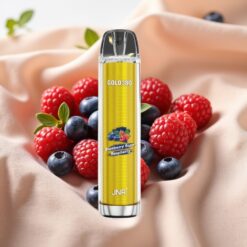 JNR Gold380 6000 Puffs 1500mAh 1.0ohm Mesh 13ml 0%/2%/5% Blueberry Sour Raspberry