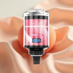 JNR Mega Shisha Hookah 100K Desktop Kompatibel Pfirsich Eis 60ml 2200mAh Typ-C