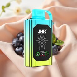 JNR Shisha Hookah Box 20500 Puffs HD Display 1000mAh 25ml Dual Mesh Coil Type-C Blueberry Mint