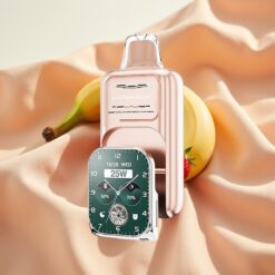 JNR VapeWatch 30000 Puffs 1000mAh 19mL Dual Mesh Coil Typ-C QC Erdbeer Banane