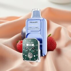 JNR VapeWatch 30000 Puffs Disposable Vape Blue Razz Ice 19mL 5% Dual Mesh Coil Type-C