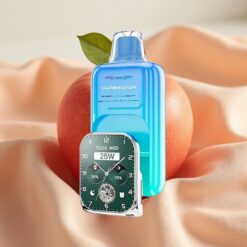 JNR VapeWatch 30000 Puffs Dual Mesh Coil Type-C Sour Apple Ice