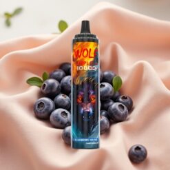 JNR Wolf Niplo 10000 Puffs 1.0 Ohm Mesh 650mAh Type-C Blueberry On Ice