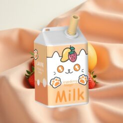 LAVIE Milk 7000 Puffs Erdbeer Mango 16ML 600mAh Typ-C Wiederaufladbar 0/2/5% Nikotin