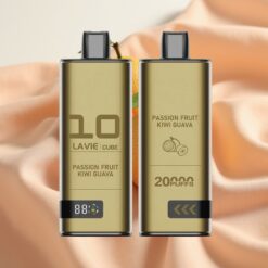 Lavie Cube 20000 Puffs 28ML 2%/5% Salt Nicotine 600mAh Type C Passionsfrucht Kiwi Guava