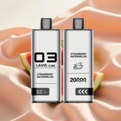 Lavie Cube 20000 Puffs 2%/5% Salt Nicotine 28ML 600mAh Type C Disposable Vape Erdbeer-Wassermelone