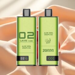 Lavie Cube 20000 Puffs Disposable Vape Aloe Vera Grape Ice 28ML 600mAh Type C