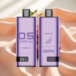 Lavie Cube 20000 Puffs Disposable Vape Grape Ice 28ML 5% Type C 600mAh