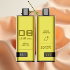 Lavie Cube 20000 Puffs Disposable Vape Mango Monster 28ml 2%/5% 600mAh Type C