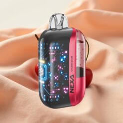 NEXA Ultra 50K 50000 Puffs 20ml 5% Dual Mesh 0.9ohm 800mAh Typ-C 3D-Display Cherry Bomp