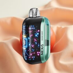 NEXA Ultra 50K Disposable Vape 20ml 800mAh 5% Miami Mint 0.9ohm Dual Mesh TypC 3D-Curved