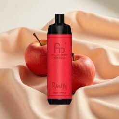 RandM Fumot Shisha 10000 Puffs 18ml 850mAh 0.6ohm TypC LED 0.5% Zwei Apfel