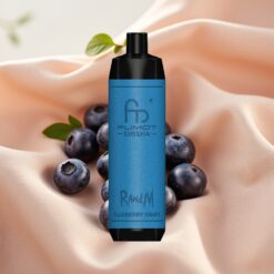 RandM Fumot Shisha 10000 Puffs 18ml 850mAh 0.6ohm Typ-C 0.5% Blueberry Grape
