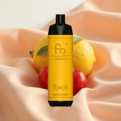 RandM Fumot Shisha 10000 Puffs 18ml 850mAh 0.6ohm Typ-C 0.5% Lemon Cherry