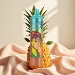 RandM Fumot Tornado 15000 Puffs 25ml 850mAh Mesh Coil LCD Type-C Iced Pineapple