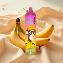 RandM Fumot Tornado 15000 Puffs 25ml 850mAh Mesh LCD Typ-C Bananeneis