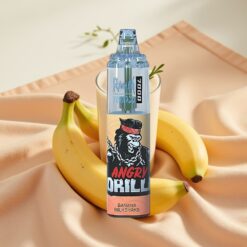 RandM Fumot Tornado 7000 14ML 850MAH Mesh Type-C RGB Air-Adjustable Banana Milkshake