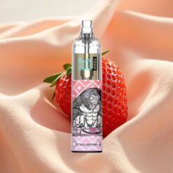 RandM Fumot Tornado 7000 Puffs 14ML 850MAH Mesh Coil Typ-C RGB Luftregelung Erdbeer-Eis