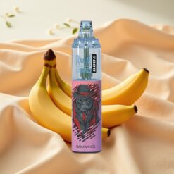 RandM Fumot Tornado 7000 Puffs 14ML 850MAH Mesh Coil Type-C RGB Air-Adjustable Banana Ice