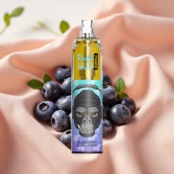 RandM Fumot Tornado 7000 Puffs 14ML 850MAH Mesh Coil Type-C RGB Air-Adjustable Blueberry Bubblegum