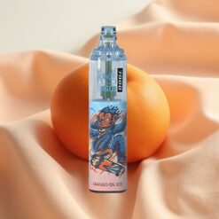 RandM Fumot Tornado 7000 Puffs 14ML 850MAH Mesh Coil Type-C RGB Air-Adjustable Mango On Ice