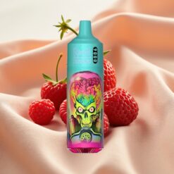 RandM Tornado 9000 Puffs 18mL 850mAh Mesh Coil RGB Display Strawberry Raspberry Cherry Ice