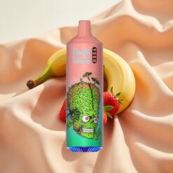 RandM Tornado 9000 Puffs 850mAh 18mL Mesh Coil RGB Display 54 Aromen Erdbeer Banane