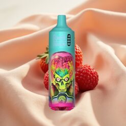 RandM Tornado 9000 Puffs 850mAh 18mL Mesh Coil RGB Display 54 Geschmäcke Erdbeere Himbeere