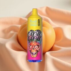 RandM Tornado 9000 Puffs 850mAh 18mL Mesh Coil RGB Display Peachy Mango Pineapple