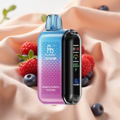 Fumot Tornado 20000 Puffs Dual Mesh Coil 20ml 850mAh Smart Display Airflow Control 2% Blueberry Raspberry Hard Candy