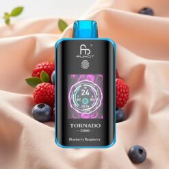 Fumot Tornado 25000 Puffs HD Screen 700mAh 20ml 0-5% Type-C Blueberry Raspberry