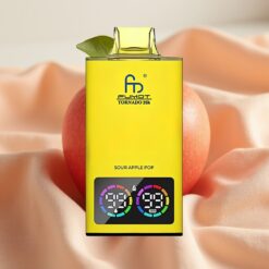 Fumot Tornado 35K Disposable Vape 35000 Puffs Dual Mesh Coil 15ml Sour Apple Pop