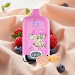 Fumot Tornado Digital Box 12000 Puffs 20ml 550mAh Typ-C Blauberry Himbeer