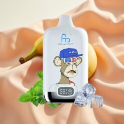 Fumot Tornado Digital Box 12000 Puffs 20ml 550mAh Typ-C MTL Erdbeer Banane