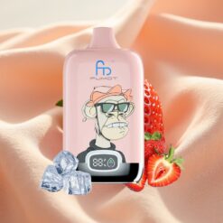 Fumot Tornado Digital Box 12000 Puffs 20ml 550mAh Typ-C MTL Erdbeer-Eis