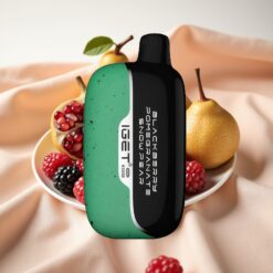 IGET Moon K5000 Puffs 81,5 g PC Mesh Coil 1,35 Ohm 49,5x25,3x99,4 mm Blackberry Pomegranate Snow Pear