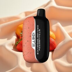 IGET Moon K5000 Puffs 81.5g PC 1.35 Ohm Mesh 49.5x25.3x99.4mm Erdbeere Orange Grünes Eis