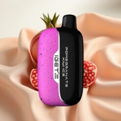 IGET Moon K5000 Puffs 81.5g PC Mesh 1.35Ω 49.5x25.3x99.4mm Granatapfel-Kiwi-Eis